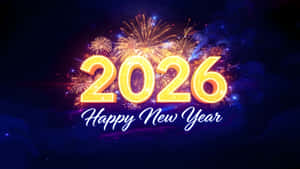 Happy New Year 2026 Celebration Wallpaper