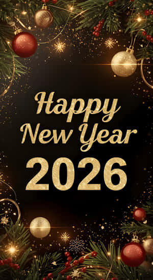 Happy New Year 2026 Wallpaper