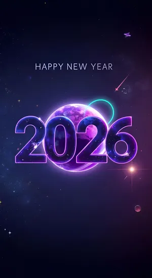 Happy New Year 2026 Wallpaper