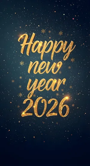 Happy New Year 2026 Wishes Wallpaper