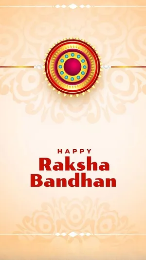 Happy Raksha Bandhan Greeting Card Wallpaper