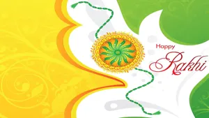 Happy Raksha Bandhan Greeting Card Wallpaper