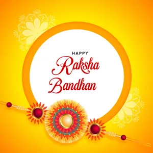 Happy Raksha Bandhan Greeting Wallpaper