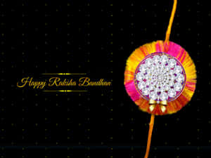 Happy Raksha Bandhan Rakhi Design Wallpaper