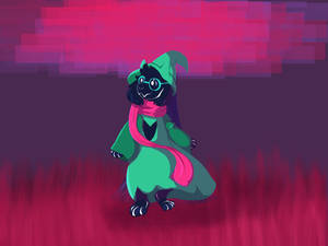 Happy Ralsei Wallpaper