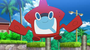 Happy Rotom Pokedex Wallpaper