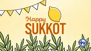 Happy Sukkot Greeting Card Wallpaper