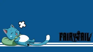 Happy The Blue Exceed From Fairy Tail Wallpaper