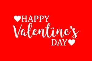 Happy Valentine's Day Greeting Card Wallpaper