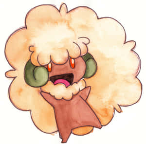 Happy Whimsicott Cute Painting Wallpaper