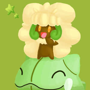 Happy Whimsicott On Substitute Wallpaper