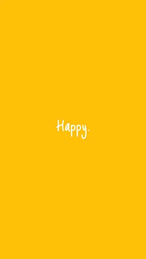 Happy Yellow Simplicity Wallpaper