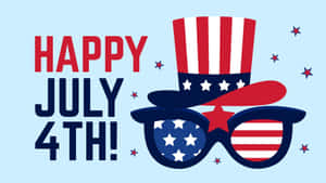 Happy4thof July Celebration Graphic Wallpaper