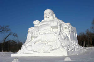 Harbin Buddha Sculpture Wallpaper