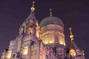 Harbin Saint Sophia Church Wallpaper