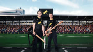 Hard Fi Band Members Stadium Wallpaper