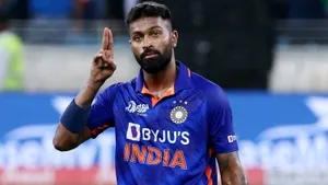 Hardik Pandya Posing While Passing By Wallpaper