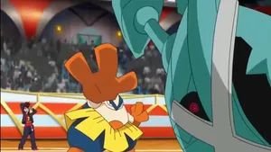 Hariyama Against Metagross Wallpaper