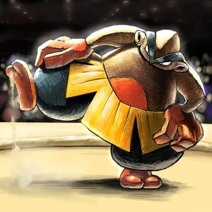 Hariyama Pacing Wallpaper