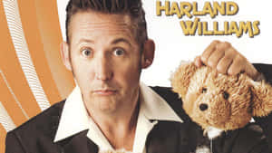 Harland Williams Comedianwith Teddy Bear Wallpaper