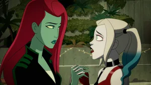 Harley Quinn And Poison Ivy - Unstoppable Duo Wallpaper