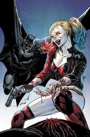 Harley Quinn Batman Showdown Wallpaper