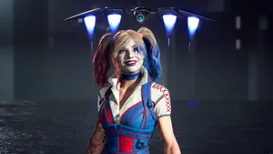 Harley Quinn Cosplay With Drone Wallpaper