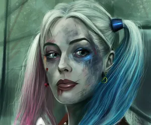 Harley Quinn In Action - Suicide Squad Wallpaper