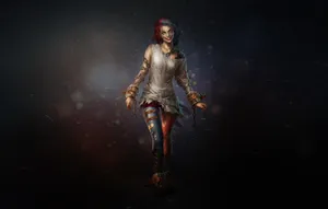 Harley Quinn In Arkham City Wallpaper