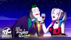 Harley Quinn Joker Cartoon Toast Wallpaper