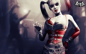 Harley Quinn Stylized Pose Wallpaper