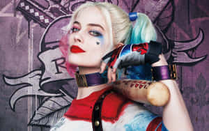 Harley Quinn Suicide Squad Pose Wallpaper