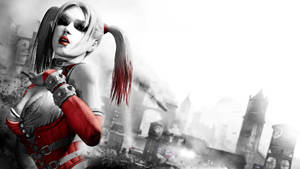 Harley Quinn, The Fiery And Rebellious Leading Lady Wallpaper