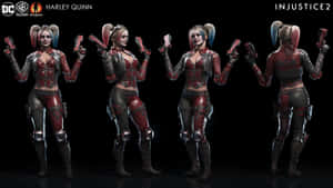 Harley Quinn Unleashing Justice In Injustice 2. Wallpaper