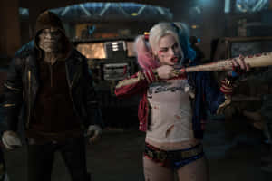Harley Quinn With Baseball Bat Wallpaper