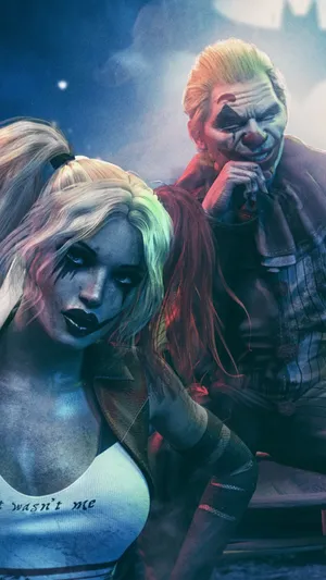 Harley Quinnand Joker Dark Alliance Wallpaper