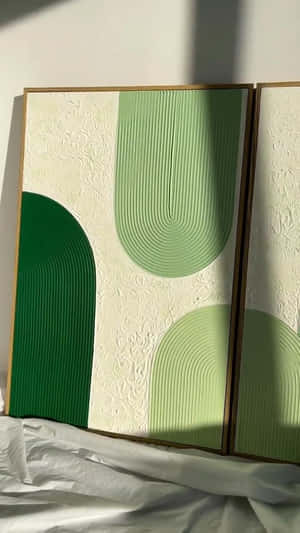 Harmony In Minimalism (minimalist Abstract Painting) Wallpaper