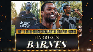 Harrison Barnes Social Justice Champion Finalist Wallpaper