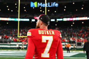 Harrison Butker Kansas City Chiefs Number7 Wallpaper