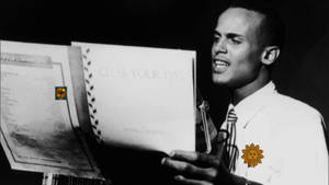 Harry Belafonte Singing Close Your Eyes Wallpaper