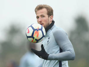 Harry Kane With Ball Wallpaper