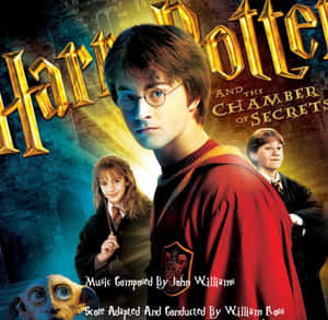 Harry Potter Exploring The Dangerous Chamber Of Secrets Wallpaper