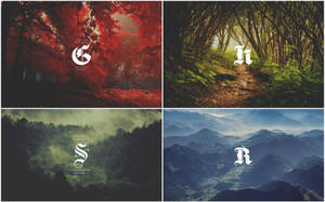 Harry Potter Houses Nature Aesthetic Wallpaper