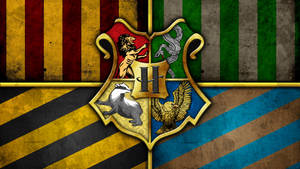 Harry Potter Houses Stripes Wallpaper