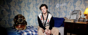 Harry Styles Laptop Room Spotify Wallpaper