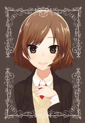 Haruhi Sasaki Posing Elegantly Wallpaper