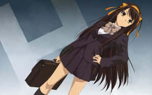 Haruhi Suzumiya - Animated Character Wallpaper In High Resolution Wallpaper