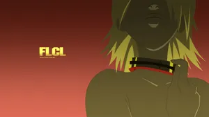 Haruko Haruhara Posing In An Action-packed Scene Wallpaper