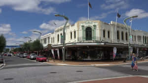 Hastings_ New_ Zealand_ Main_ Street_ View Wallpaper