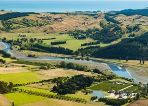 Hastings New Zealand Rural Landscape Wallpaper